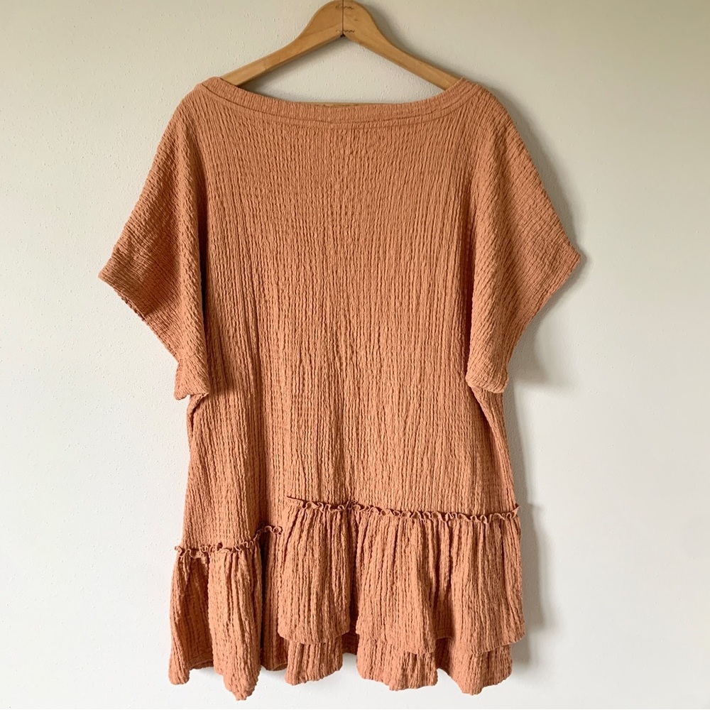 Free People Peach Mini Dress - Picture 9 of 16